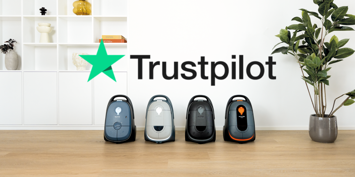 Valgt af kunder: Nilfisks Trustpilot-score
