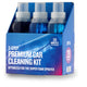 Car cleaning kit by 3-step with three bottles, optimized for the super foam sprayer.