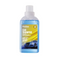 Blue car shampoo by Nilfisk, in a clear plastic bottle with a white cap and an image of a car on the label.

