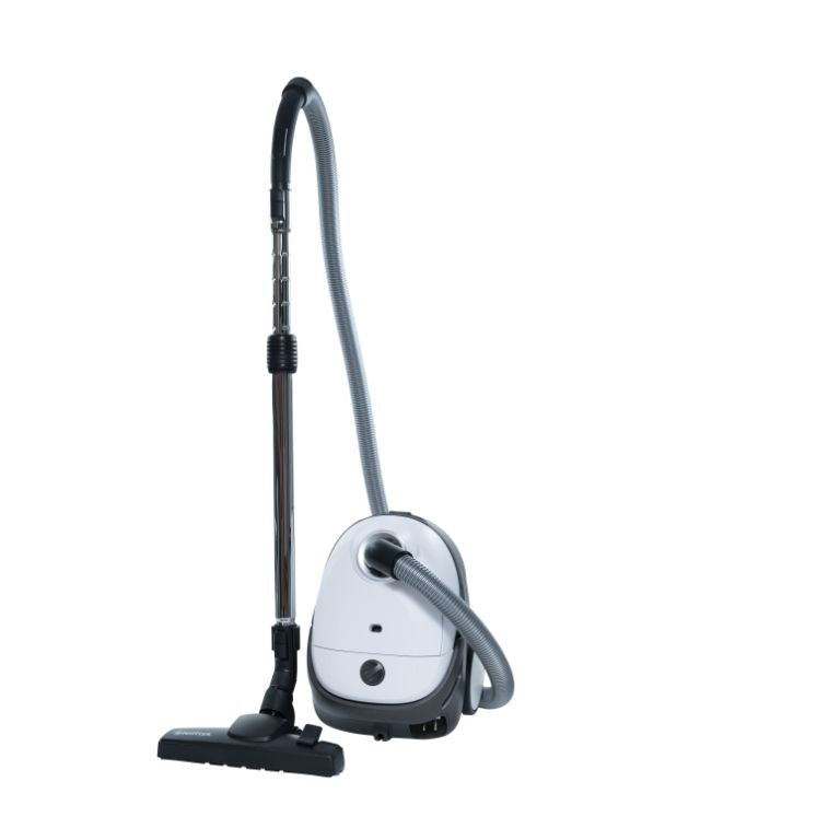 White ES One vacuum cleaner with black accents, 750 W