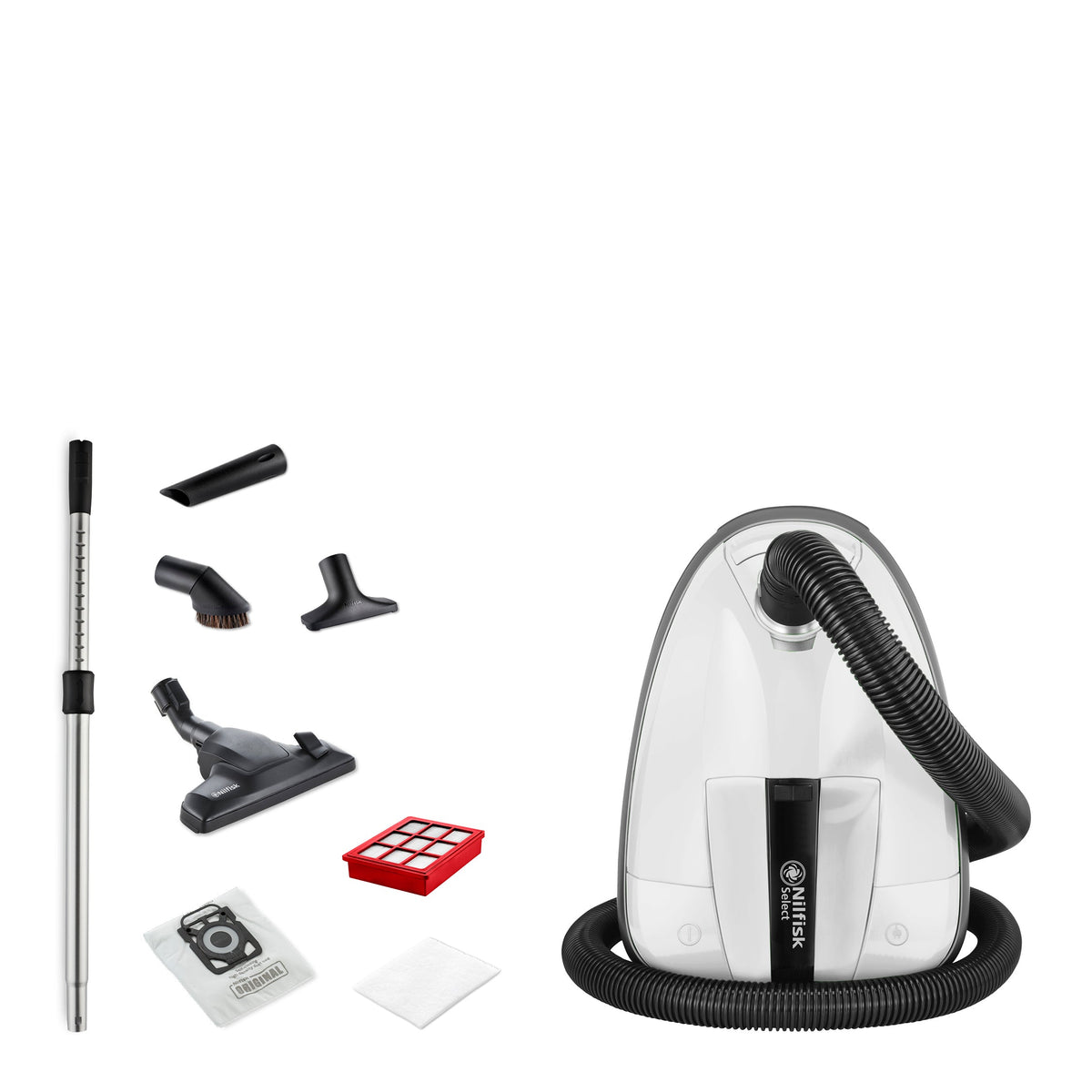 Select dammsugare, Vit, 650 W