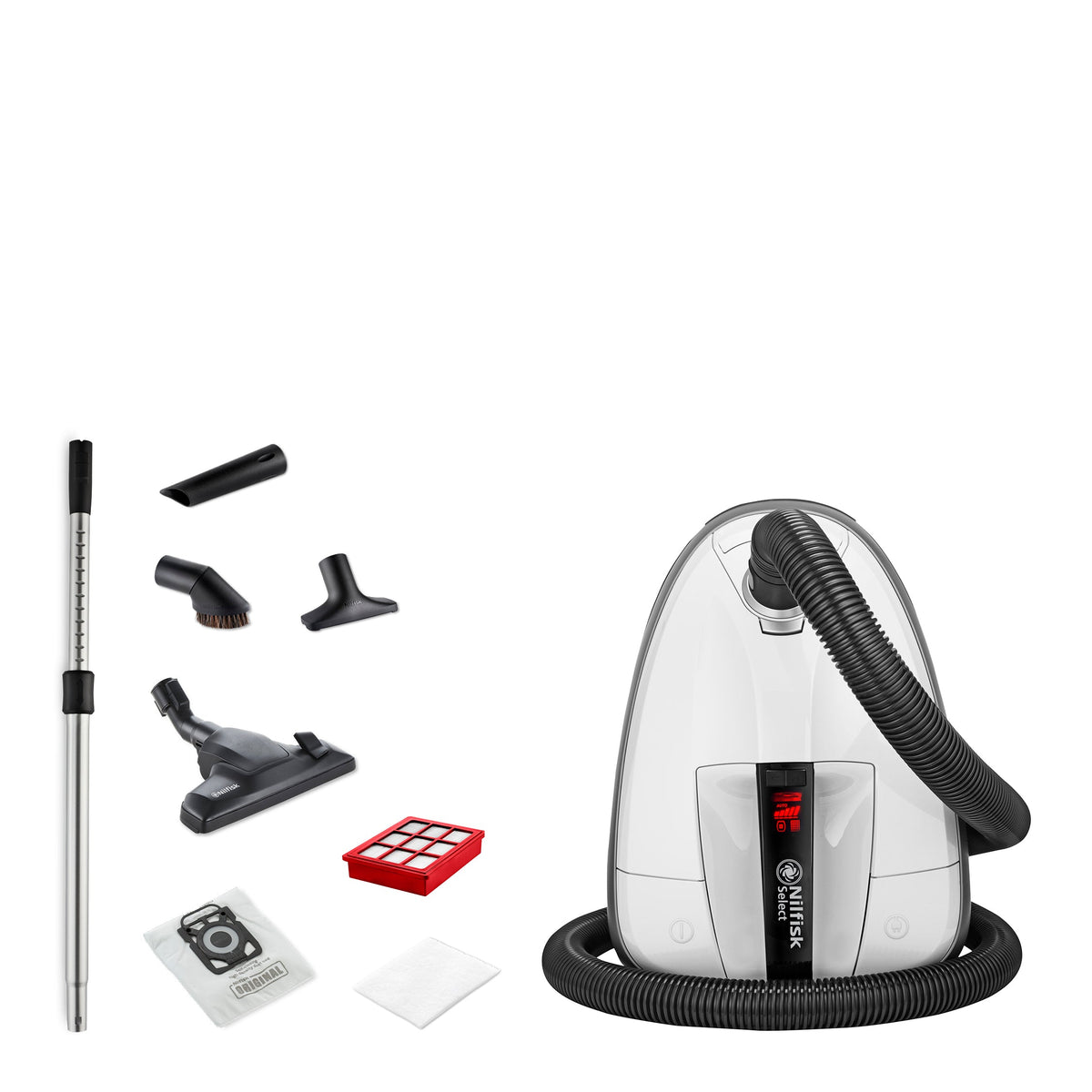 Select dammsugare, Vit, 650 W
