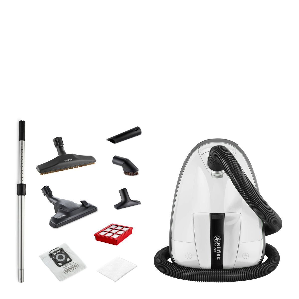 Select dammsugare, Vit, 650 W