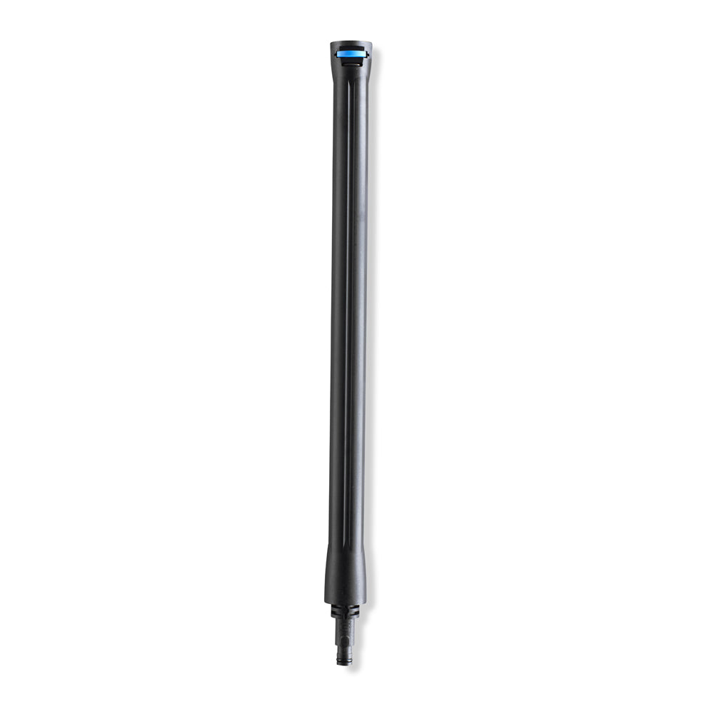 Black spray lance by UK G5 with a blue accent, shown on a white background.