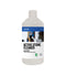 Stone cleaner by Nilfisk in a transparent bottle with blue and white label.