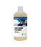Car combi cleaner by Nilfisk in a clear bottle with white cap and blue label showing a car wash.