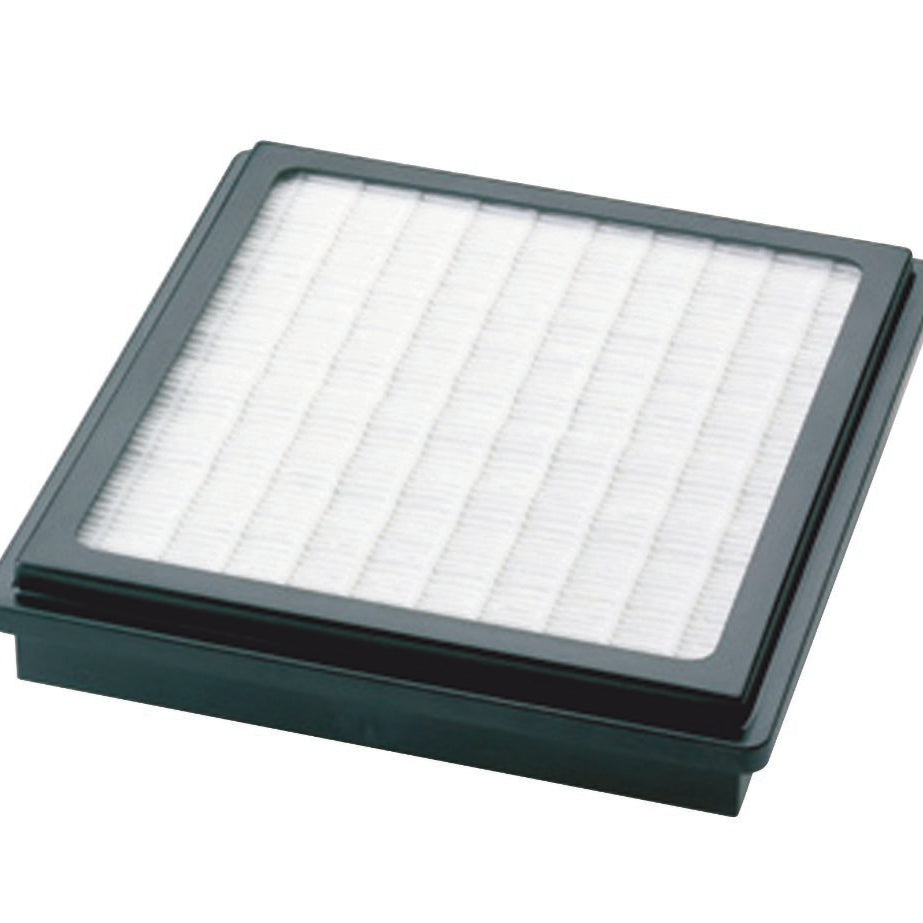 HEPA 12 filter for Power vacuum cleaners with a white grid pattern and black frame.