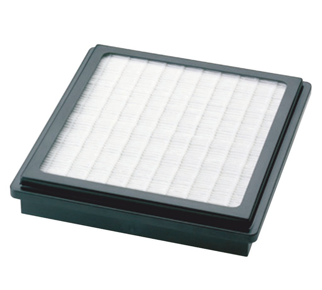 HEPA 12 filter for Power vacuum cleaners with a white grid pattern and black frame.