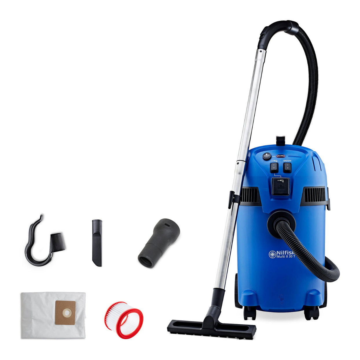 Multi II 30 T våd-/tørsuger med gulvmundstykke, 1400 W