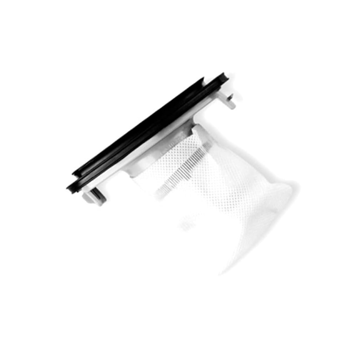 Vacuum cleaner filter for Easy vacuums with a white, mesh construction.