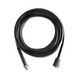 Black seven meter pressure washer extension hose for Compact pressure washers with metal and plastic fittings.