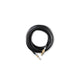 Black pipe and drain cleaner for pressure washers by ES, coiled and ready for use with brass couplings.