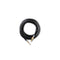 Black pipe and drain cleaner for pressure washers by ES, coiled and ready for use with brass couplings.