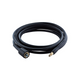 Black pressure washer hose, eight meters, with fittings at both ends.