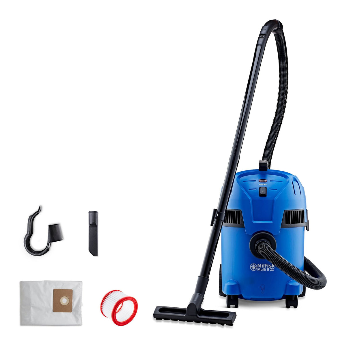 Multi II 22 våd-/tørsuger med indikator for filterrensning, 1200 W